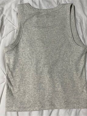 Hollister Women's Ribbed Tank Top - Light Gray
